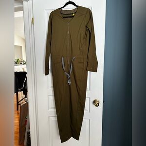 Pearl Izumi Olive Jumpsuit with Drawstring